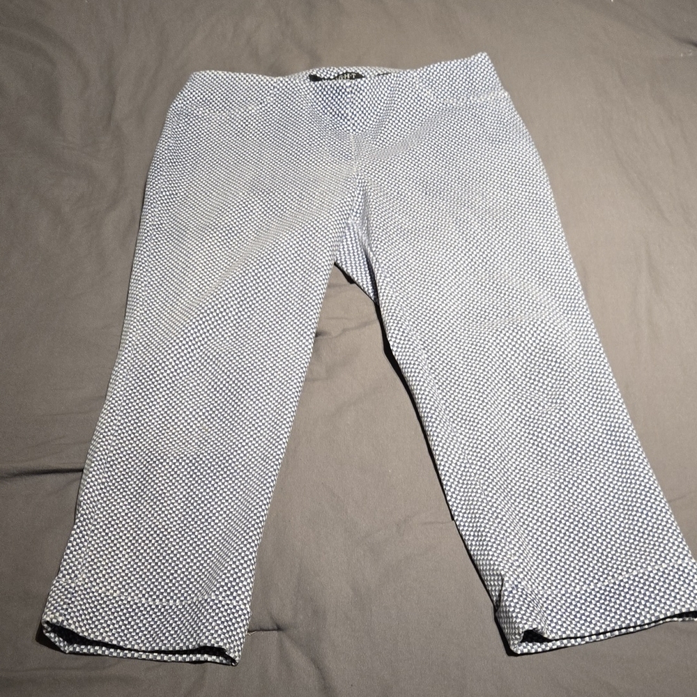 Insight Blue and White Checkered Pants